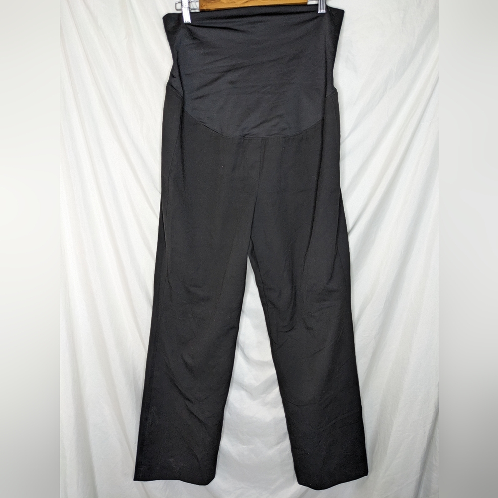 LOFT Petites Black Maternity Dress Pants, 12 Petite